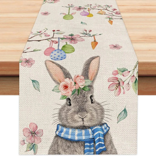 Celebrate Easter 2024 with Style: Enchanting Easter Rabbit Table Runner